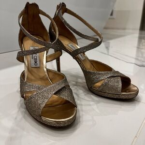 Jimmy Choo Glitter Pumps (Size 40)